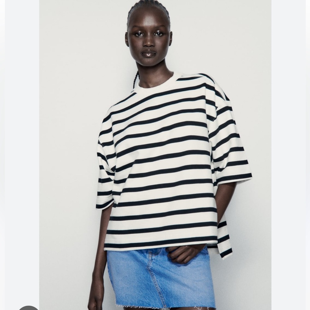 STRIPED SWEATSHIRT - striped | ZARA